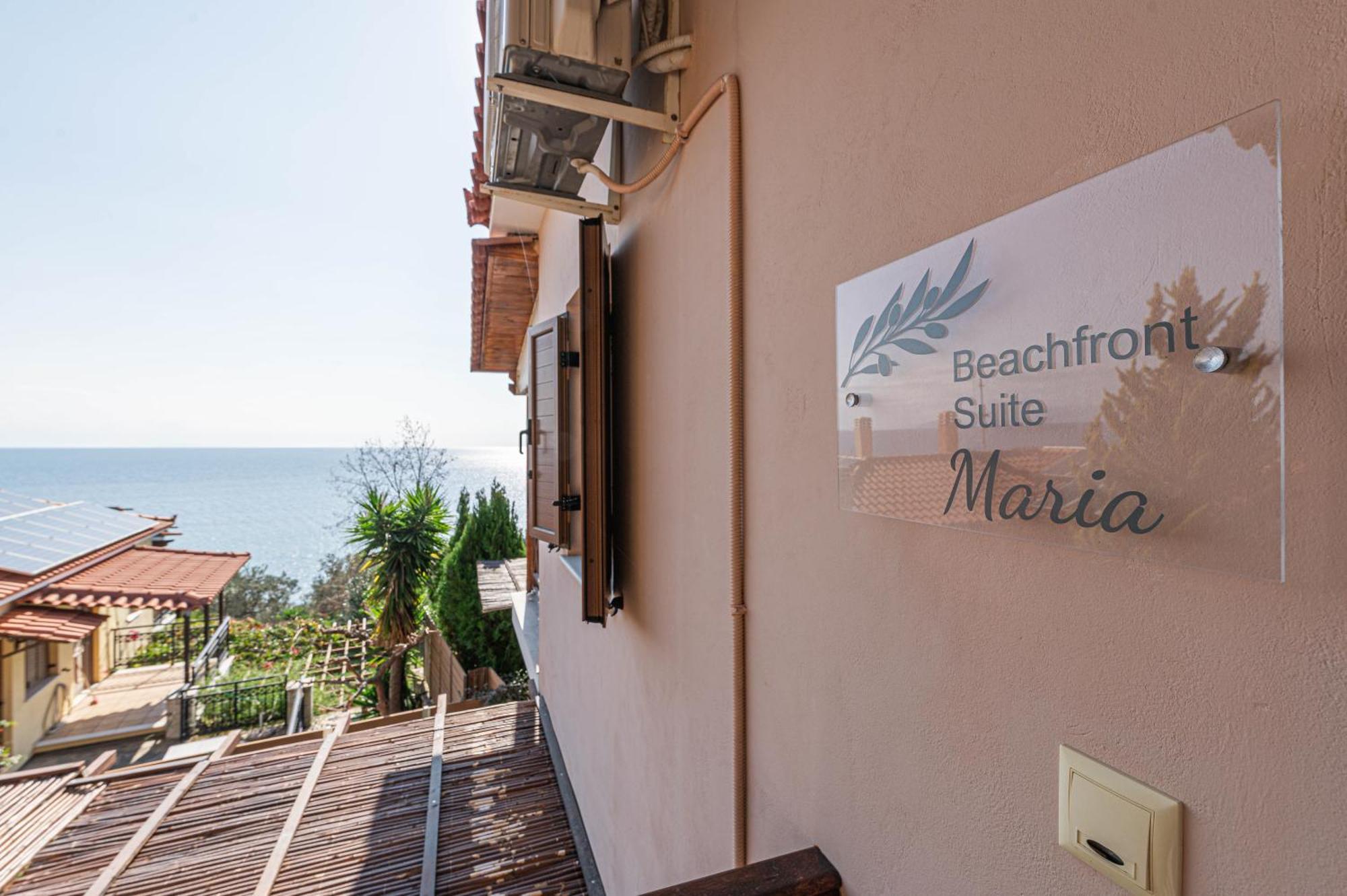 Paralio Astros Beachfront Suites Xiropigado Esterno foto